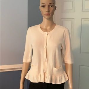 JCrew cream cashmere sweater
